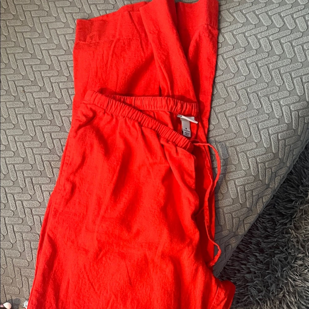 a new day Women's Wide Leg Pants - Red